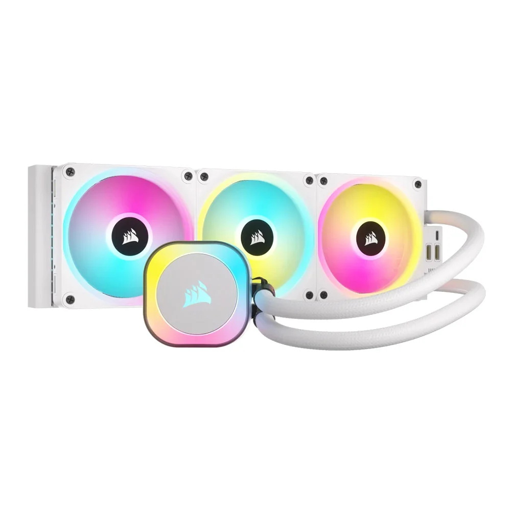 CPU LIQUID COOLER CORSAIR LINK H150I RGB WHITE