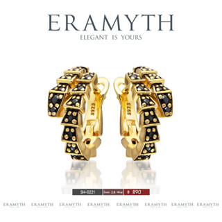 ✨Eramyth Jewelry✨ ต่างหูงู เงินแท้ 92.5 ฝังด้วยเพชรสวิสCZ EM-0069 สินค้ามาตรฐานส่งออก(พร้อมส่ง)