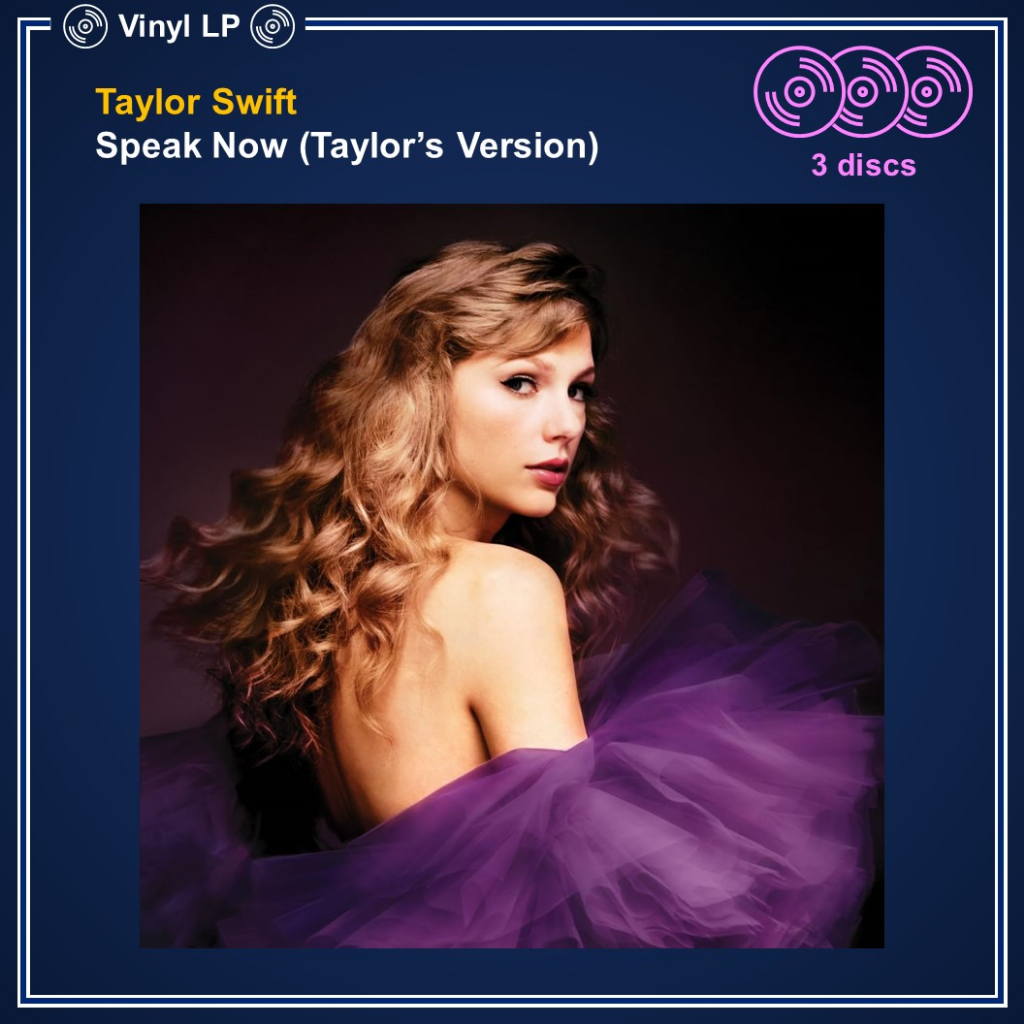 แผ่นเสียง Taylor Swift Speak Now (Taylor's Version) ใหม่ ซีล Taylor Swift Vinyl LP