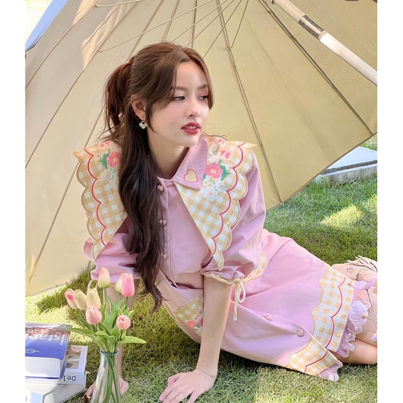 BLT Brand 💗 Sz : Free size (Xs-L)🐰ยีนต์ชมพูมือ1
