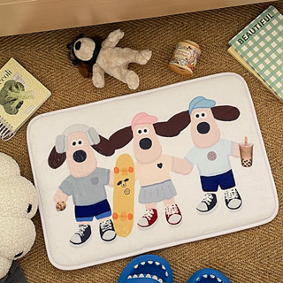 (พร้อมส่ง🐶) Puppy floor mats พรม พรมแต่งห้อง