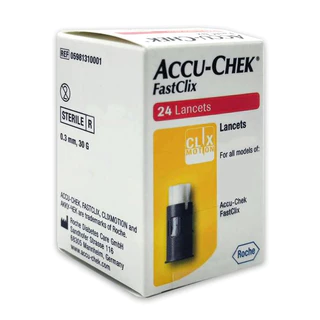 Accu-Chek Fastclix kit 24'S เข็มเจาะปลายนิ้ว แอคคิว-เช็ค ฟาสคลิก ขนาด 24 เข็ม