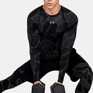 เสื้อรัดกล้ามเนื้อ Under Armour HeatGear® Black Print Compression เสื้อรัดกล้ามเนื้อ UA สินค้าแท้ 100%