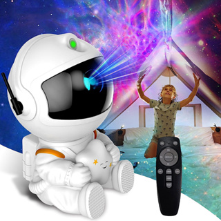 พร้อมส่ง astronaut star light โคมไฟดวงดาว ไฟแต่งห้อง โคมไฟโปรเจคเตอร์ ระยะรีโมทควบคุม projector led โคมไฟฉายดาว ปรับมุมไ