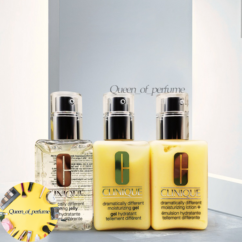 ஐClinique Dramatically Different Moisturizing Lotion+125ml / Gel 125ml / Jelly125ml.