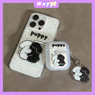 💖จัดส่ง24ชม💖iPhone 14 13 12 11 Pro Max เคส for เคสไอโฟน11 น่ารัก บางเบาพกพาง่าย แฟชั่น การ์ตูน ลูกสุนัข พร้อมขาตั้ง Case