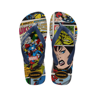 HAVAIANAS รองเท้าแตะ TOP MARVEL CLASSICS  ICE GRAY/INDIGO BLUE BLUE รุ่น 41470129427BLXX