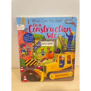 What can you see a Construction site Board book