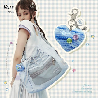 พวงกุญแจหัวใจไหมพรม Vanwalk heart🧶🩵แท้💯 | Vanwalk key chains