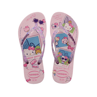 HAVAIANAS รองเท้าแตะเด็ก KIDS SLIM HELLO KITTY BALLET ROSE PINK รุ่น 41457480076KPIXX