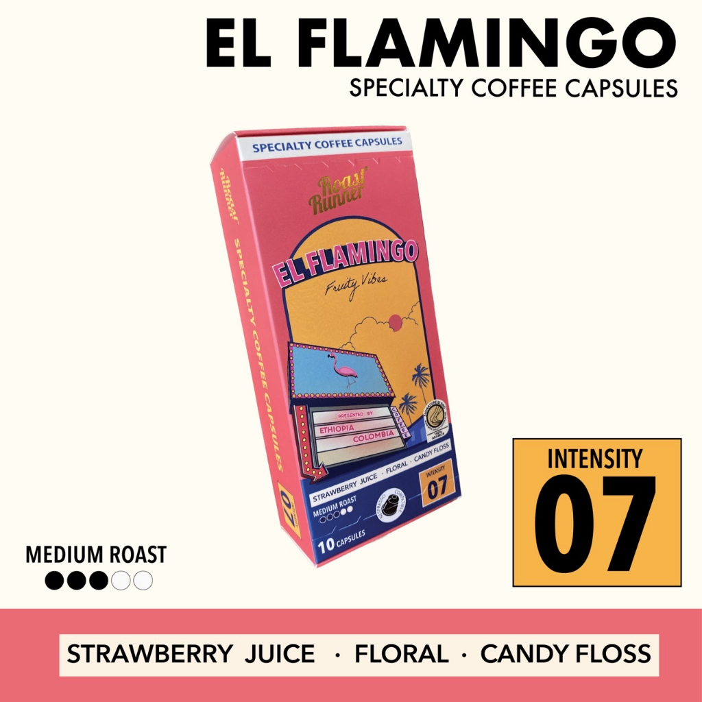 กาแฟแคปซูล El Flamingo Specialty Coffee Capsules (Nespresso  Compatible)