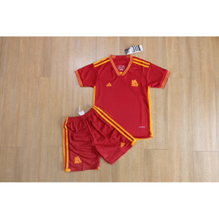 [AAA]เสื้อกีฬาเด็กโรม่า Roma 2023/24 เกรดแฟนบอล