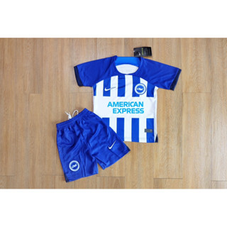 [AAA]เสื้อกีฬาเด็กไบรตั้น เหย้า Brighton 2023/24 เกรดแฟนบอล