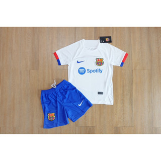 [AAA]เสื้อกีฬาเด็กบาร์เซโลนา Barcelona 2023/24 เกรดแฟนบอล