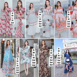 SALE 490฿ เดรสใส่เที่ยว ใส่ทำงาน ใส่ออกงานสวยทุกแบบ