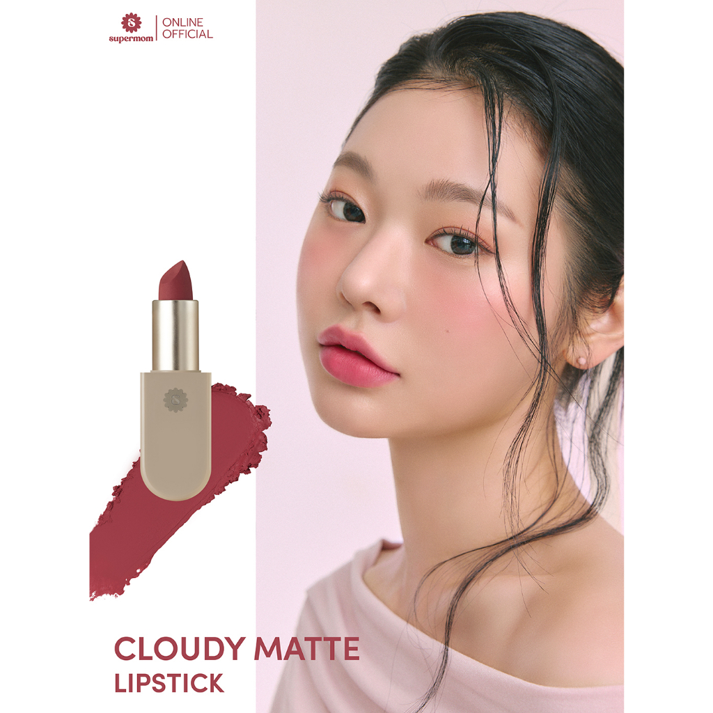(กดใส่ตระกร้า 2 ชิ้นให้ได้โปร1แถม1) Cloudy matte lipstick เคลาดี้ แมตต์ ลิปสติก (ลิปแท่ง เนื้อแมท ขนาด 3.5 กรัม)