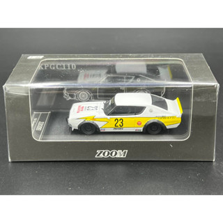 Zoom 1:64 / KPGC110 Nissan Skyline KPGC110 LBWK  White Yellow #23