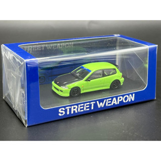 Street Weapon 1:64   Limited​ Edition​ 499 pcs SPOON Green livery By Oak club Thailand Modification Exhibition