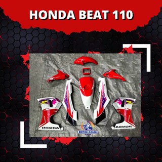 ชุดสี ฮอนด้าบีท110 ชุดสีบีท honda Beat งานเคลือบทับสติ๊กเกอร์ เงากว่าทุกร้าน (ร้านเดียวที่มีพร้อมถัง)สีอื่นๆแจ้งในแชท