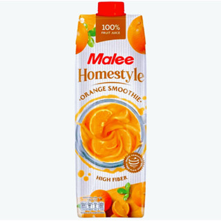 มาลีโฮมสไตล์น้ำส้มแท้100%‼️[Malee Homestyle]‼️ 🍊 น้ำส้มผสมเนื้อส้ม 100% ไฟเบอร์โฟล์ว ขนาด 1000 มล