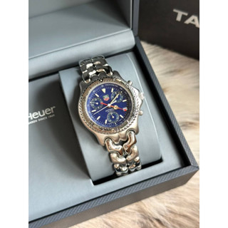 ⌚️Tag Heuer Professional Blue Dial Date Chronograph Men Size