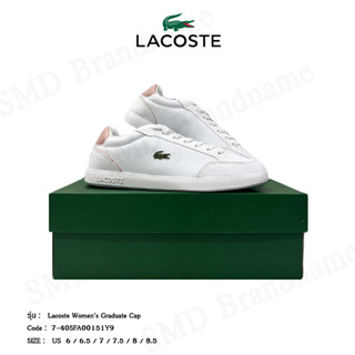 Lacoste รองเท้าผ้าใบ รุ่น Lacoste Womens Graduate Cap Code: 7-40SFA00151Y9