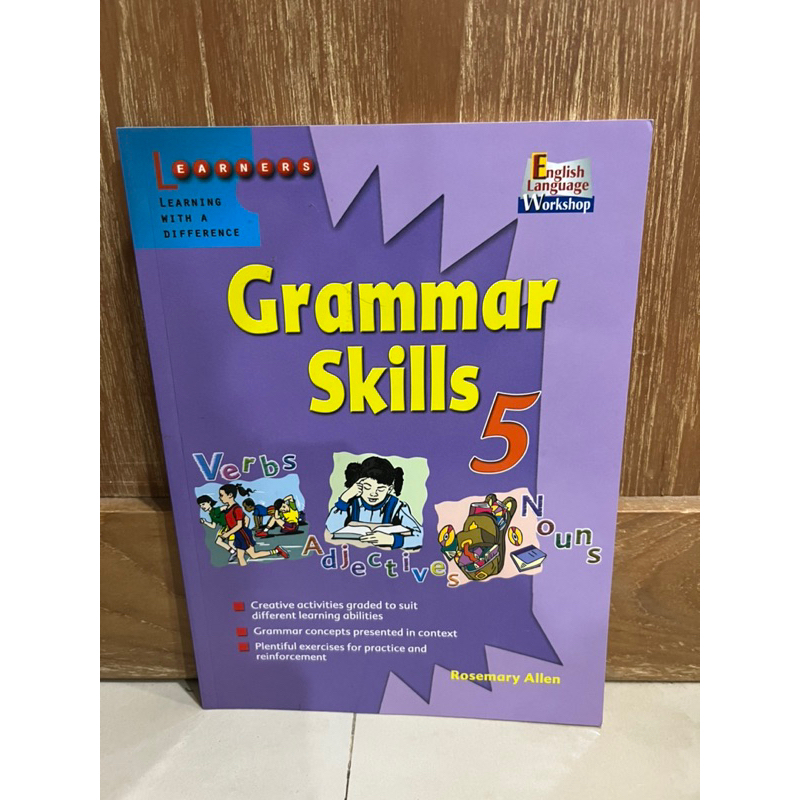 Grammar Skills Verbs Adjectives Noun 5 หนังสือภาษาอังกฤษไวยากรณ์ระดับประถม5