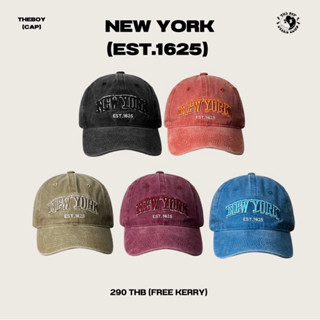 THEBOY-NEWYORK CAP (EST.1625) #ส่งฟรี หมวกแก๊ปเดอะบอย