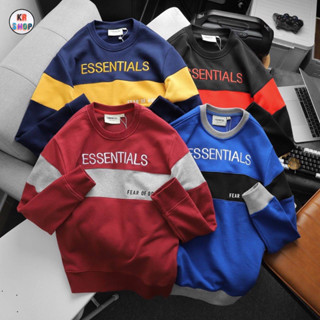 ESSENTIALS SWEATER LONG SLEEVE SHIRT 🖤❤️💛💙 เสื้อกันหนาวแขนยาว