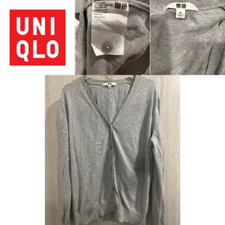 used เสื้อ แขนยาว คาร์ดิแกน uniqlo 100%