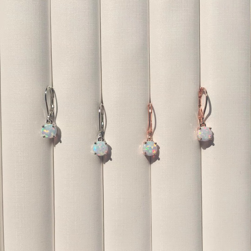 Opal Earrings ต่างหูโอปอล