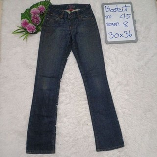 กางเกงยีนส์มือสองWrangler bootcut เอว 30x36 Mexico ขาม้า