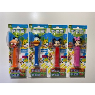 (พร้อมส่ง) สินค้าผลิตใหม่ PEZ (เพซ) ลิขสิทธิ์ดิสนีย์ Strawberry&amp;Orange Flavored Candy มิ้กกี้เมาส์ บัซไลท์เยียร์