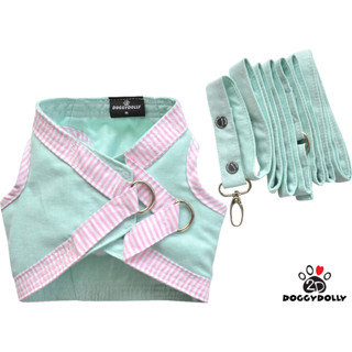 Pet cloths -Doggydolly เสื้อผ้าแฟชั่น  สัตว์เลี้ยง ชุดหมาแมว สายจูง รัดอก Body-Harness DCL174