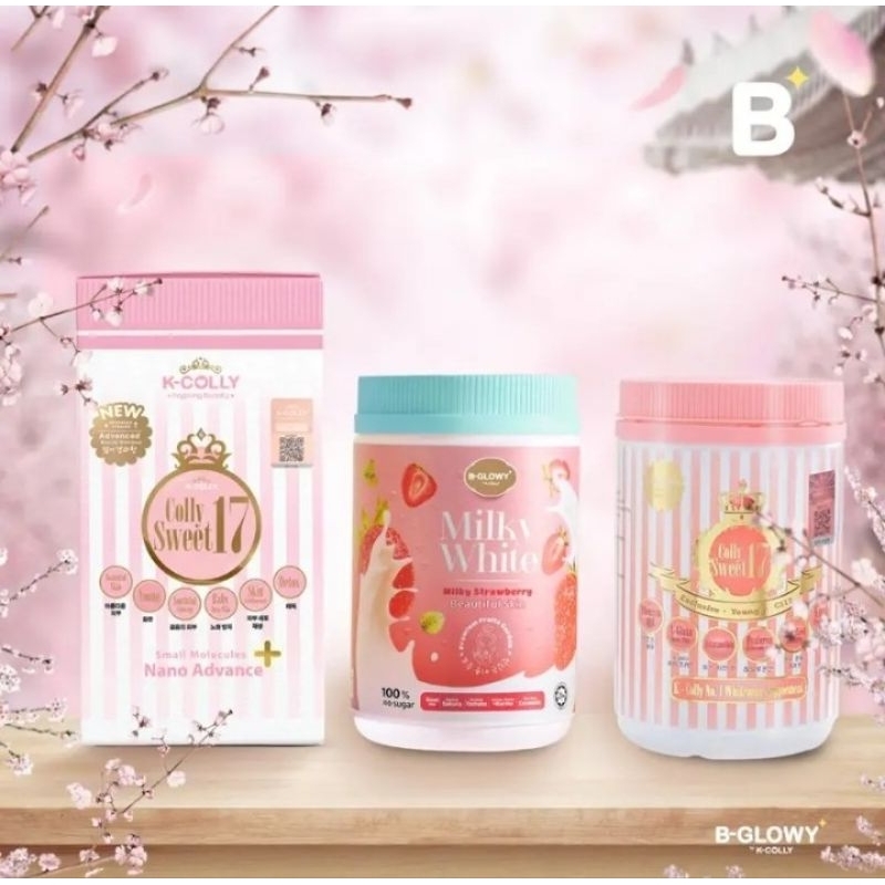 K-Colly Collagen Powder Drink 3 Set Import Halal 🇲🇾