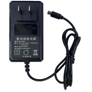 UPS Adapter 5V 2A Micro Power 2000mAH สำรองไฟกล้อง BX-A08 แหล่งจ่ายไฟชาร์ แบตเตอรี่กล้องวงจรปิดกล้องปิด