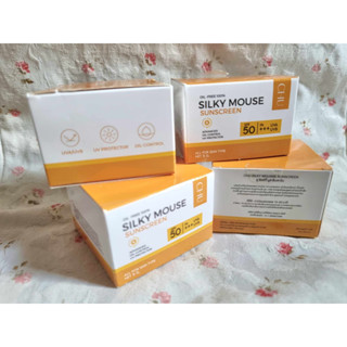 **แท้100%**CHU Silky mousse sunscreen กันแดดใยไหมเนื้อมูสตัวดัง เนื้อครีมเนียนนุ่มบางเบาเกลี่ยง่ายให้หน้ากระจ่างใสกันน้ำ