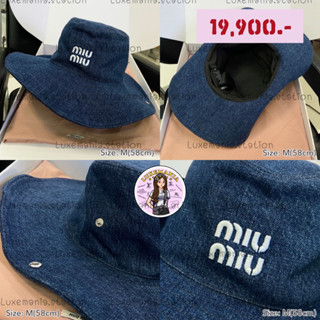 👜: New!! Miu Miu Bucket Hat‼️ก่อนกดสั่งรบกวนทักมาเช็คสต๊อคก่อนนะคะ‼️