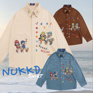 NUKKD long shirt เสื้อเชิ้ตแขนยาวทรงโอเวอร์ไซส์