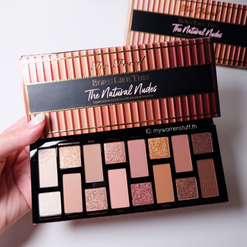 Too Faced Born This Way The Natural Nudes Eye Shadow Palette ปีผลิตใหม่ 06/2025 ( Toofaced )