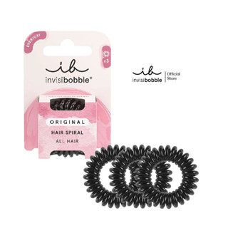 invisibobble ยางรัดผม รุ่น original สี true black (NEW PACKAGE)