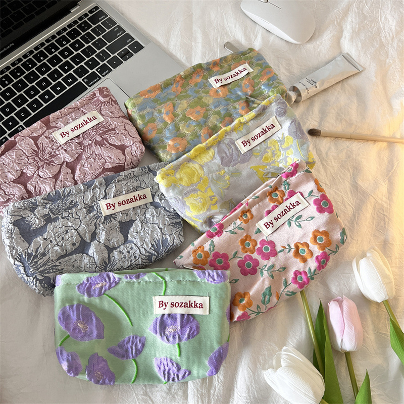 ShopAt.Two[BG6229] กระเป๋าเครื่องสำอาง กระเป๋าคลัทช์  สำหรับพกพา