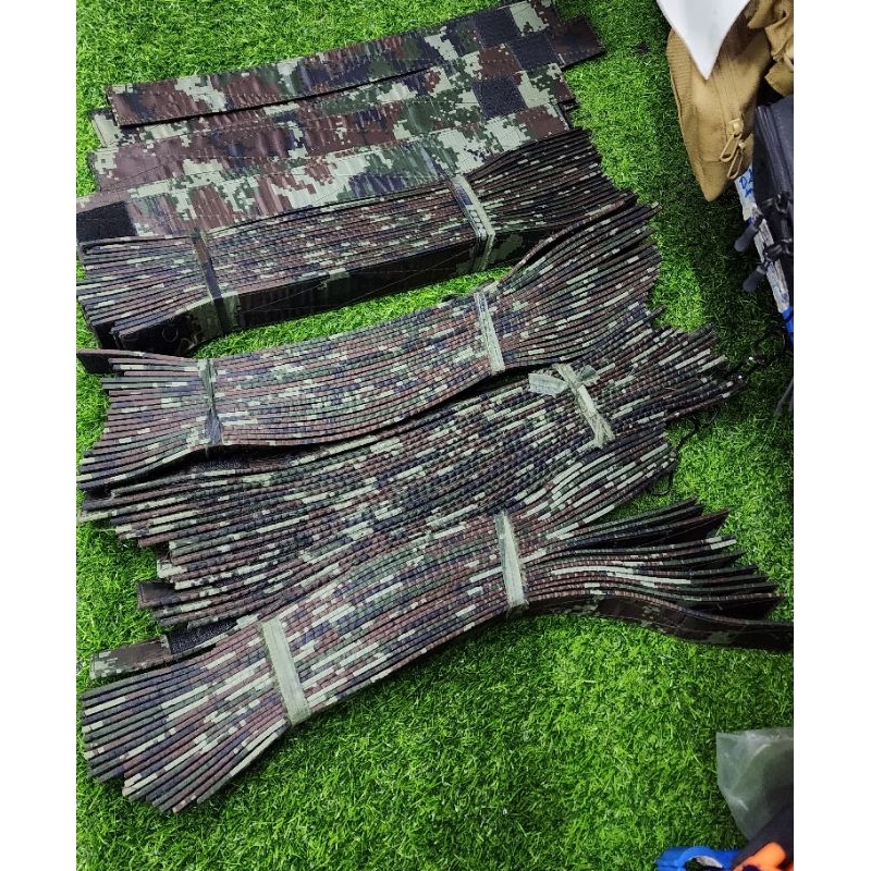 ซิ่งผ้าทหาร รด. ซิ่งผ้าข้อเท้า  ซิ่งผ้าแบบหนาติดตุ๊กแก - รูปที่ 3