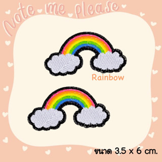 ตัวรีดการ์ตูน สายรุ้ง Rainbow  🌈