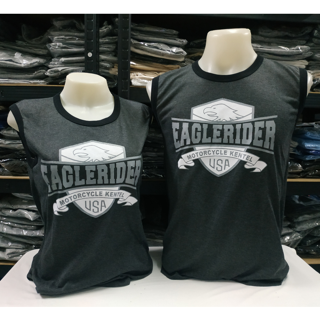 เสื้อแขนกุด สีเทาดำ ลายสกรีน ไซส์ S M L XL 2XL 3XL ใส่ได้ทั้งผู้ชาย และ ผู้หญิง รุ่น GOSSDGS-01 ราคา ถูกที่สุด ดีลบีเคเค รูปภาพหลัก