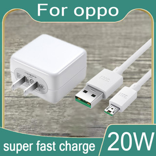 ชุดชาร์จ ของมาใหม่ สำหรับ สายชาร์จ oppo Type c หัวชาร์จ oppo r17 vooc 20w fast charging ของแท้ 100% 1เมตร 2เมตร