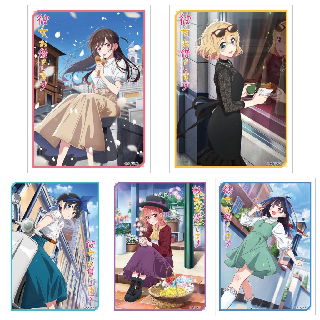 Sleeve Case Kanojo Okarishimasu (Date Visual) :Chizuru, Mami, Ruka, Sumi, Mini Yaemori - ซองใส่การ์ด