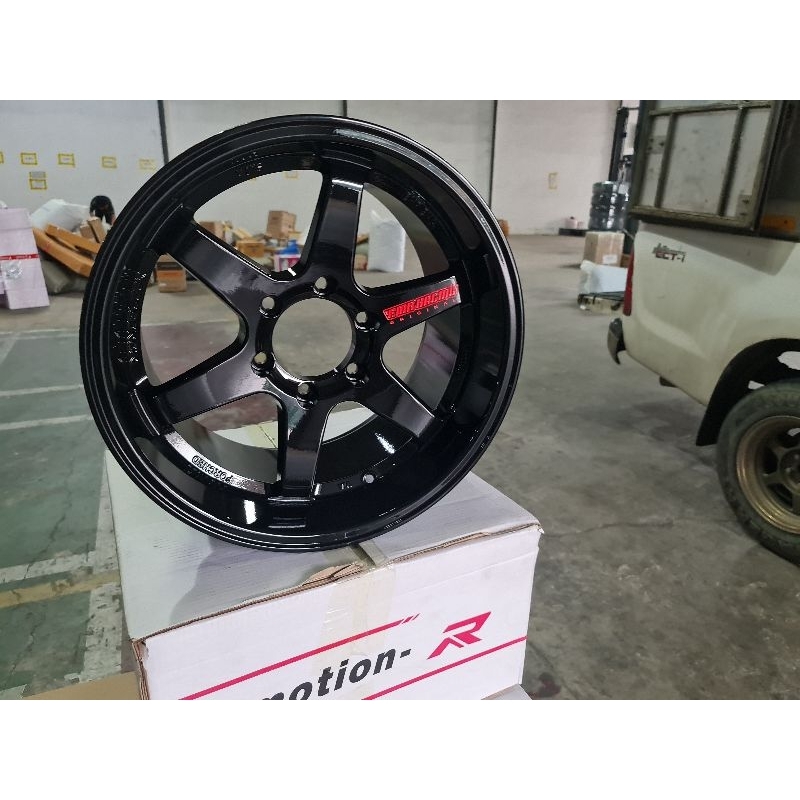 ล้อแม็กTE37 สีดำเงาขอบ18 6รู139.7 กว้าง9.5ET20,10.5ET25 มีสินค้าพร้อมจัดส่ง(ราคารวม4ล้อ)บริการเก็บเง