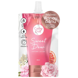 cathy doll perfume lotion 40 ml.โลชั่นน้ำหอมเข้มข้นบำรุงผิวกาย น้ำหอมเคที่ ผิวหอม ติดทน ( 1 ซอง )มี 9 กลิ่นให้เลือก