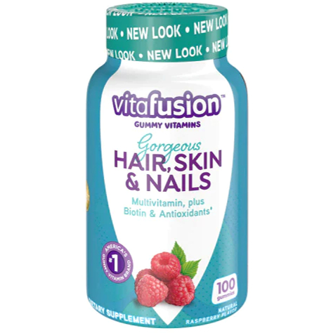 Vitafusion Gorgeous Hair, Skin &amp; Nails Multivitamin Gummy Vitamins, plus Biotin and Antioxidant 100 Gummies